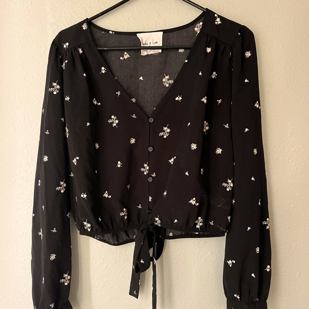 Sadie & Love crop blouse